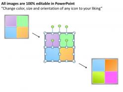 90627750 style hierarchy matrix 1 piece powerpoint template diagram graphic slide