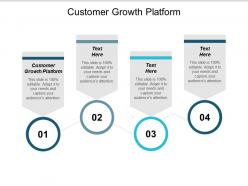 Customer growth platform ppt powerpoint presentation infographics model cpb