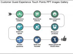 Customer Guest Experience Touch Points Ppt Images Gallery
