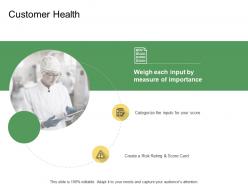 Customer health score card ppt powerpoint presentation summary slideshow