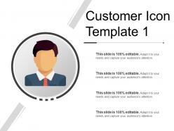 Customer icon template 1 powerpoint graphics