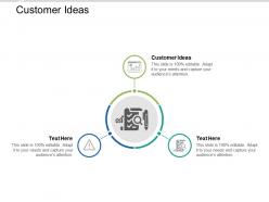 Customer ideas ppt powerpoint presentation gallery graphic images cpb