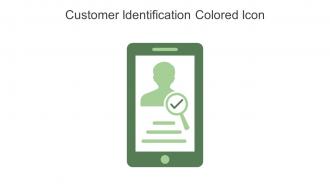Customer Identification Colored Icon In Powerpoint Pptx Png And Editable Eps Format