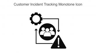 Customer Incident Tracking Monotone Icon In Powerpoint Pptx Png And Editable Eps Format