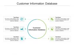 Customer information database ppt powerpoint presentation inspiration tips cpb