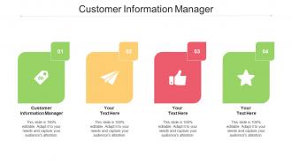 Customer Information Manager Ppt Powerpoint Presentation Slides Designs Cpb