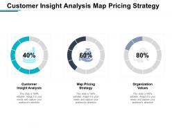 Customer insight analysis map pricing strategy organization values cpb