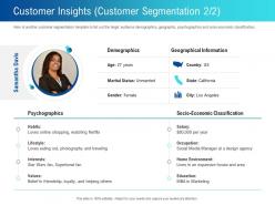 Customer Insights Customer Segmentation L2252 Ppt Powerpoint Presentation Ideas