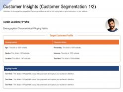 Customer Insights Demographics Ppt Powerpoint Presentation File Microsoft