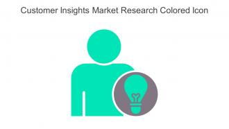 Customer Insights Market Research Colored Icon In Powerpoint Pptx Png And Editable Eps Format