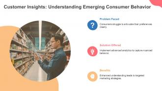 Customer Insights Understanding Emerging Consumer Nascent Market PPT Slides ST AI SS