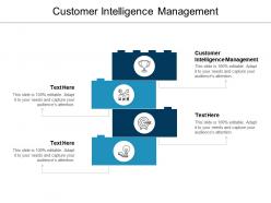 Customer intelligence management ppt powerpoint presentation layouts pictures cpb
