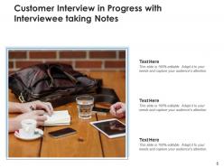 Customer Interview Business Research Organization Consultants Service