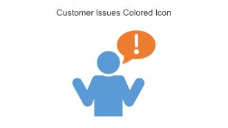 Customer Issues Colored Icon In Powerpoint Pptx Png And Editable Eps Format