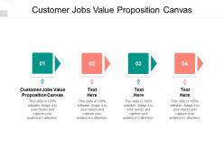 Customer jobs value proposition canvas ppt powerpoint presentation slides display cpb