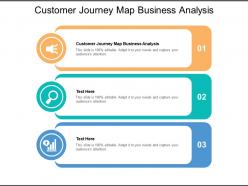 Customer journey map business analysis ppt powerpoint presentation slides files cpb