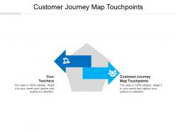Customer journey map touchpoints ppt powerpoint presentation slides model cpb