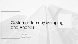 Customer Journey Mapping And Analysis PPT Guidelines AT