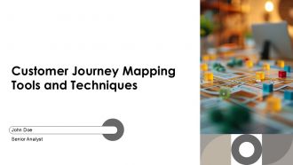 Customer Journey Mapping Tools And Techniques PPT Structure AT