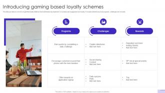 Customer Journey Optimization Introducing Gaming Based Loyalty Schemes