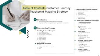 Customer Journey Touchpoint Mapping Strategy Powerpoint Presentation Slides