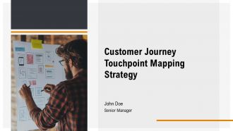Customer Journey Touchpoint Mapping Strategy PPT Guidelines AT