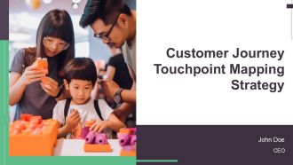 Customer Journey Touchpoint Mapping Strategy PPT Information AT