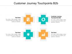 Customer journey touchpoints b2b ppt powerpoint presentation inspiration example cpb