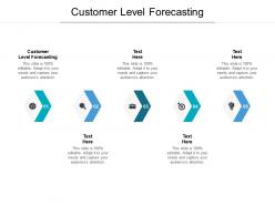 Customer level forecasting ppt powerpoint presentation infographics example topics cpb