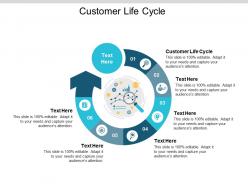 Customer life cycle ppt powerpoint presentation inspiration images cpb