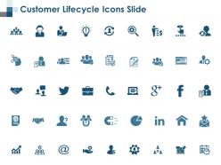 Customer lifecycle icons slide ppt powerpoint presentation file files