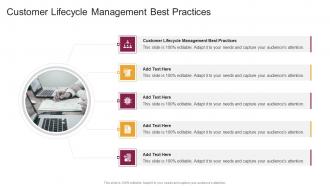 Customer Lifecycle Management Best Practices In Powerpoint And Google Slides Cpb