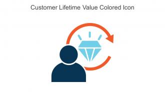 Customer Lifetime Value Colored Icon In Powerpoint Pptx Png And Editable Eps Format