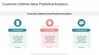 Customer Lifetime Value Predictive Analytics In Powerpoint And Google Slides Cpb