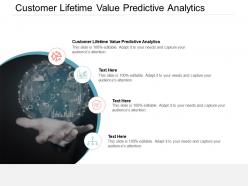 Customer lifetime value predictive analytics ppt powerpoint presentation styles slide portrait cpb