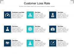 Customer loss rate ppt powerpoint presentation infographics inspiration cpb