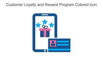Customer Loyalty And Reward Program Colored Icon In Powerpoint Pptx Png And Editable Eps Format