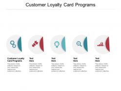 Customer loyalty card programs ppt powerpoint presentation summary templates cpb
