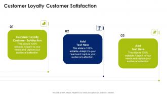 Customer Loyalty Customer Satisfaction In Powerpoint And Google Slides Cpb