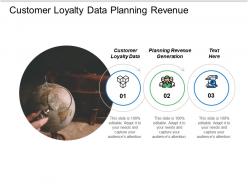 Customer loyalty data planning revenue generation marketing processes cpb