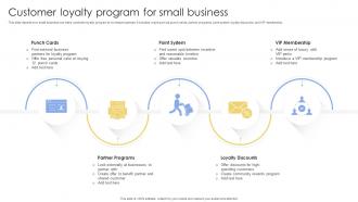 Customer Loyalty Program For Small Business