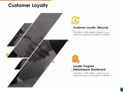 Customer loyalty program performance ppt powerpoint presentation show outline