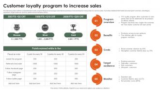 Customer Loyalty Program To Increase Sales Startup Growth Strategy For Rapid Strategy SS V