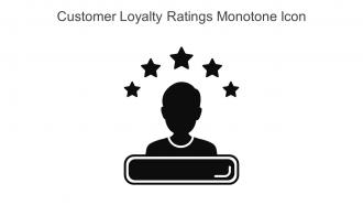 Customer Loyalty Ratings Monotone Icon In Powerpoint Pptx Png And Editable Eps Format
