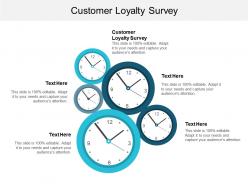 Customer loyalty surve ppt powerpoint presentation file design inspiration cpb