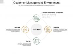 Customer management environment ppt powerpoint presentation icon skills cpb