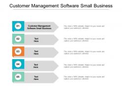 Customer management software small business ppt powerpoint presentation inspiration picture cpb