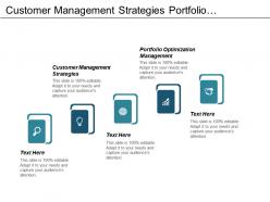 Customer management strategies portfolio optimization management lean transformation management cpb