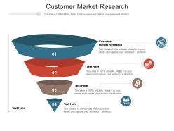 Customer market research ppt powerpoint presentation infographics vector cpb