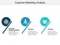 Customer marketing analysis ppt powerpoint presentation file design ideas cpb